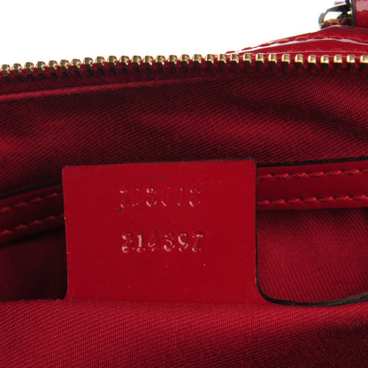 Gucci Patent GG Valentine Medium Joy Boston Red Gold 8 of 8