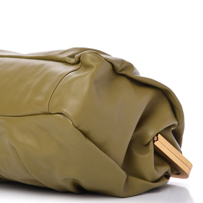 Mansur Gavriel Lambskin Wave Frame Clutch Safari 6 of 8