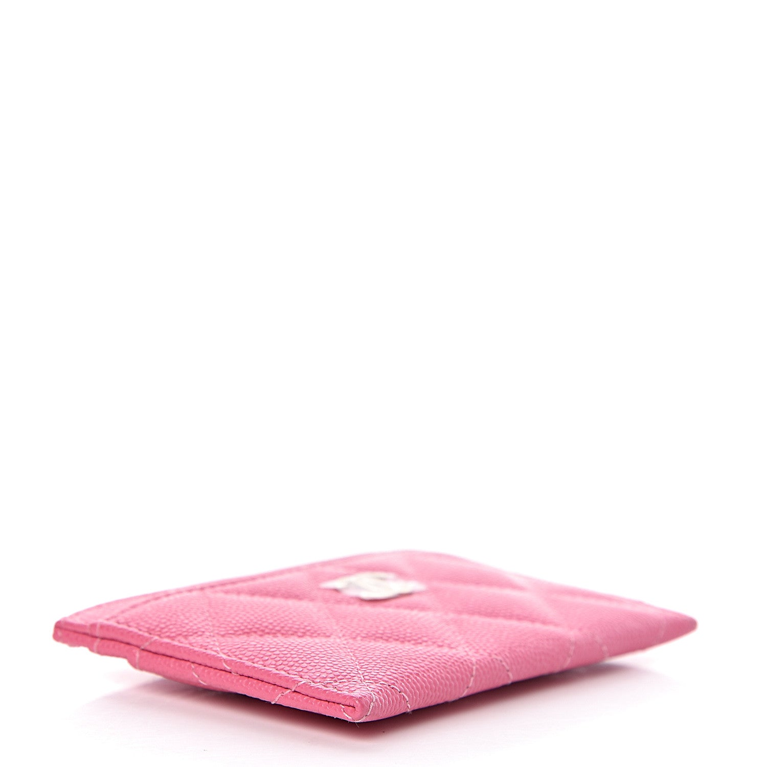Chanel Caviar Quilted Card Holder Pink 4 of 8