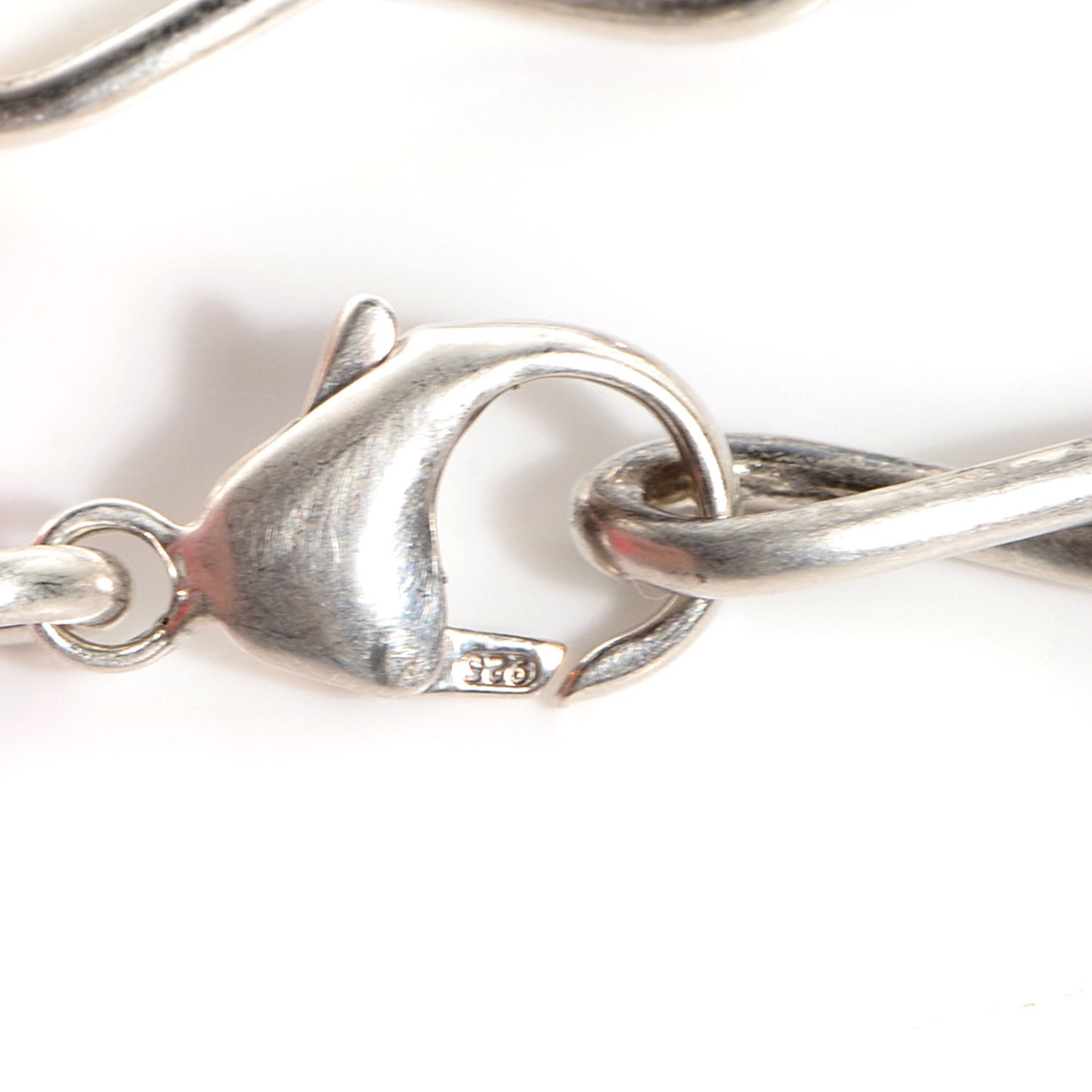 18K Yellow Gold Sterling Silver Picasso Twirl Link Bracelet