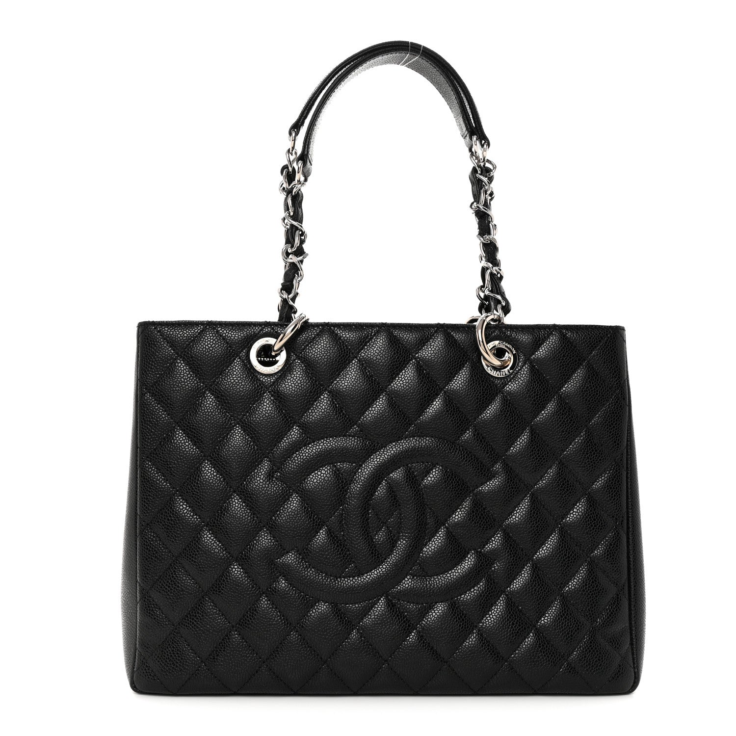 Chanel Caviar Quilted Grand Shopping Tote GST Black 1 of 11