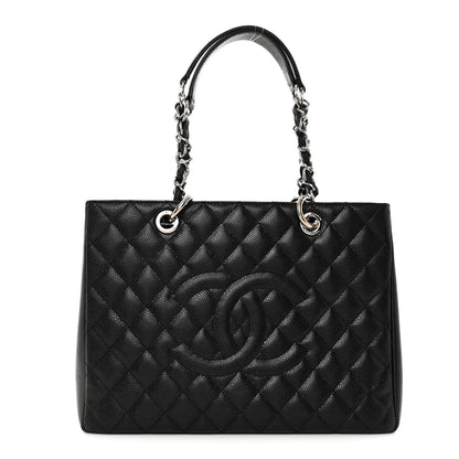 Chanel Caviar Quilted Grand Shopping Tote GST Black 1 of 11