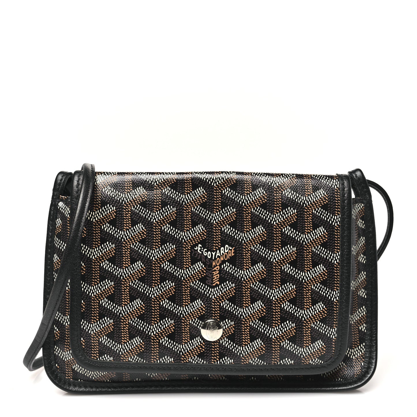 Goyardine Plumet Wallet Clutch Black