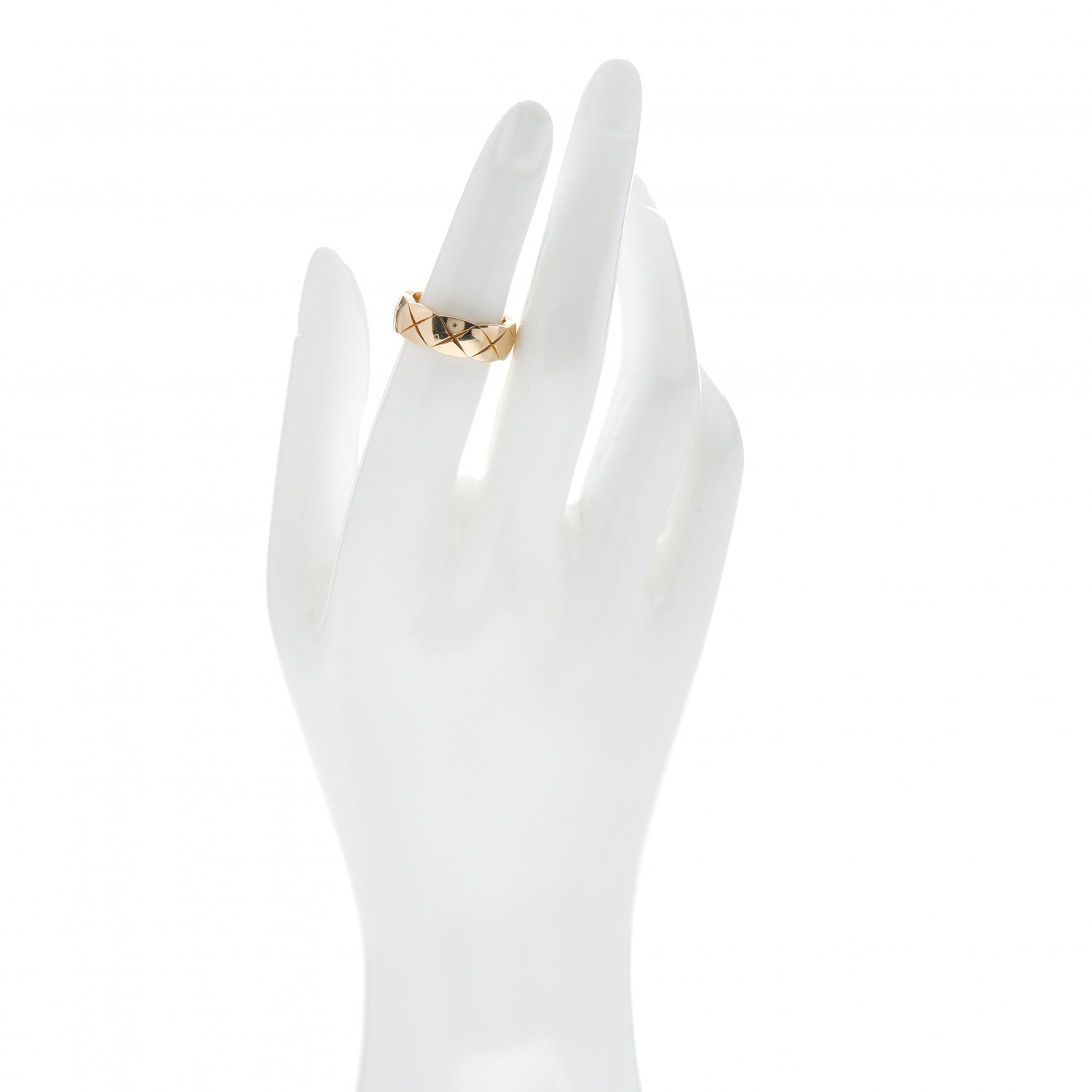 Chanel 18K Yellow Gold Small Coco Crush Ring 51 5.75 2 of 5