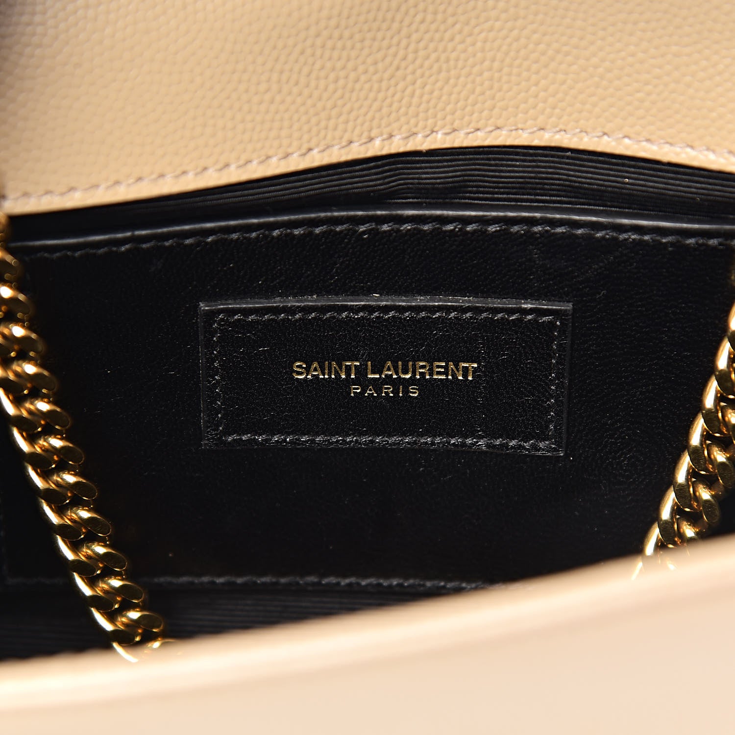Saint Laurent Grain De Poudre Small Monogram Kate Satchel Nude Powder 6 of 15