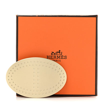 Hermes Aluminium Perforated Chaine d'Ancre Hair Clip Gold 4 of 4