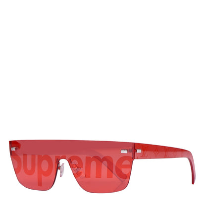 Louis Vuitton X SUPREME City Mask Sunglasses Coquelicot 1 of 8