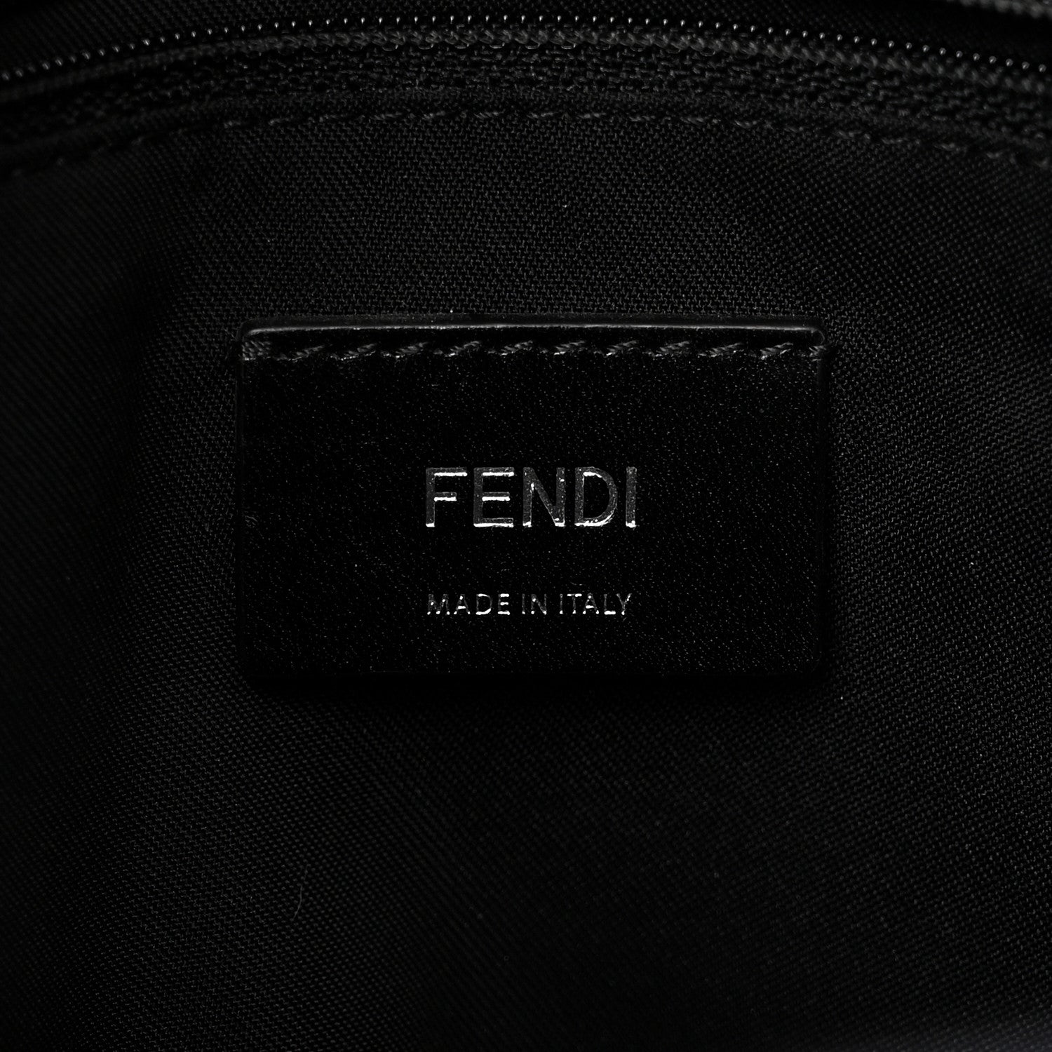 Fendi Nylon Vitello Elite Monster Eyes Tote Blue Scuro White Multicolor 6 of 10