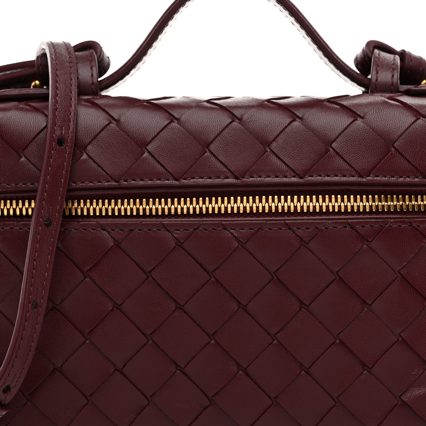Nappa Intrecciato Bang Bang Vanity Case Barolo