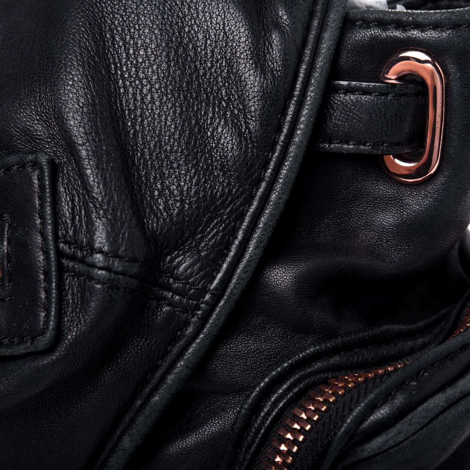 Alexander Wang Lambskin Mini Marti Backpack Washed Black Rose Gold Hardware 15 of 25