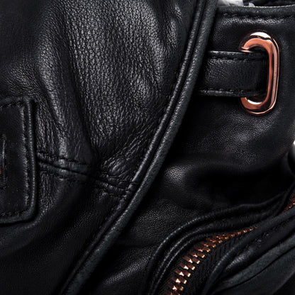 Alexander Wang Lambskin Mini Marti Backpack Washed Black Rose Gold Hardware 15 of 25