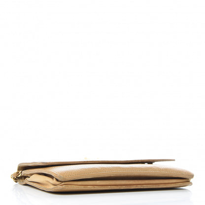 Chanel Caviar Timeless CC Wallet On Chain WOC Beige 4 of 17