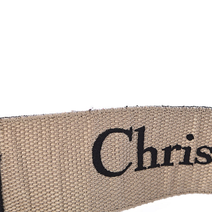 Christian Dior Canvas Embroidered Adjustable Shoulder Strap Blue 6 of 8