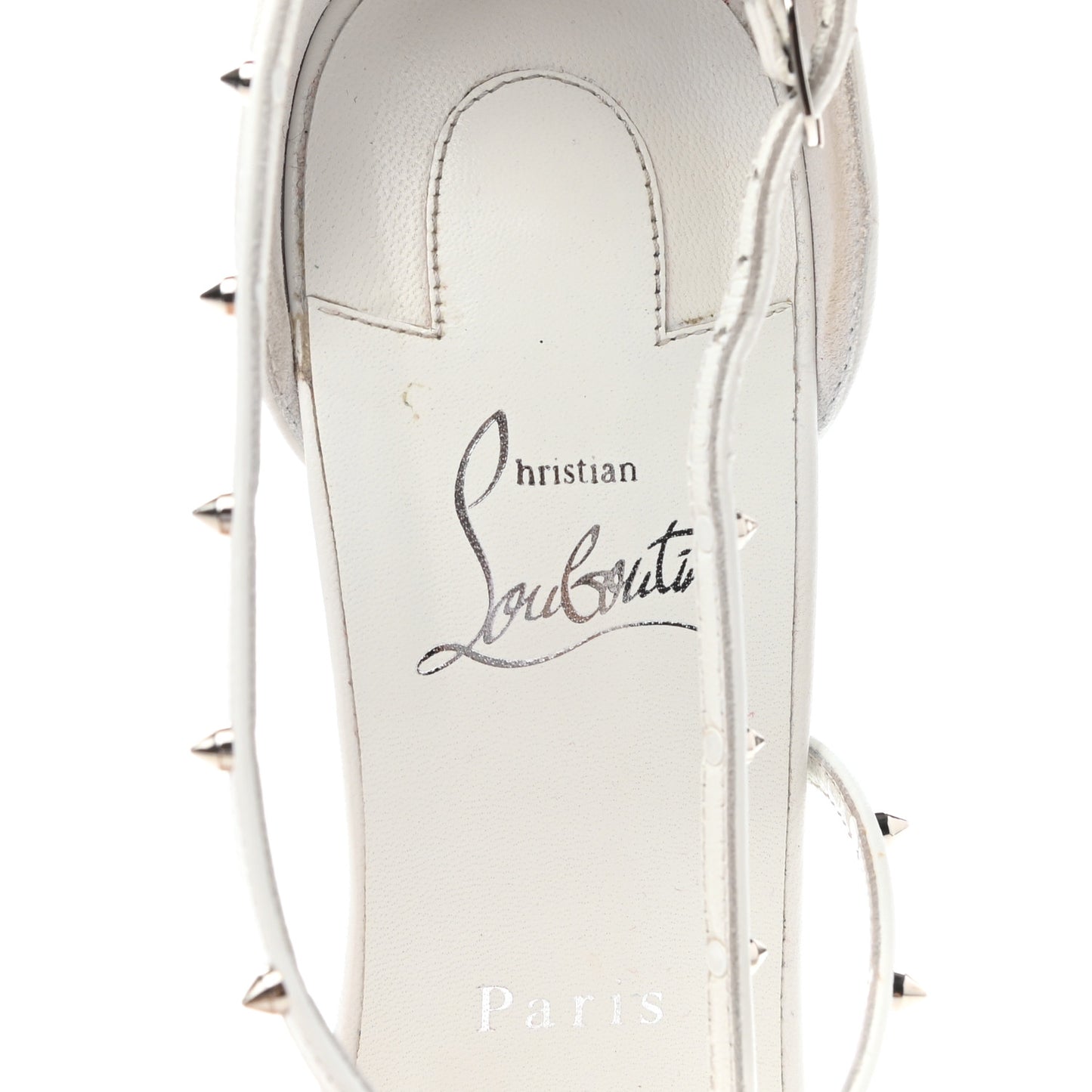 Rojiana 100 Spiked Sandals 41 White