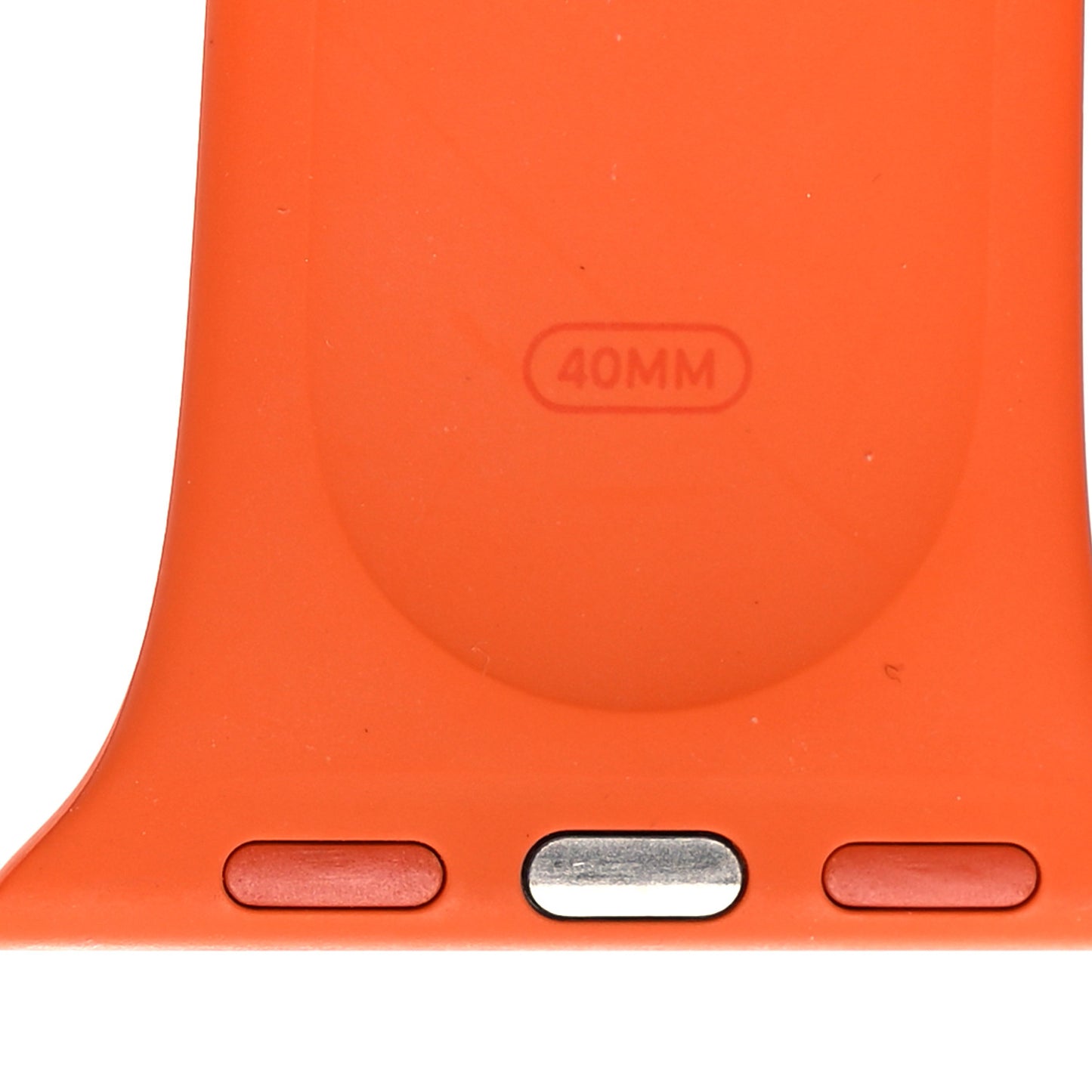 Silicone 40mm Apple Sports Watch Single Tour Band S/M Orange