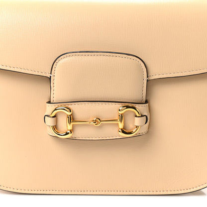 Gucci Azalea Calfskin Horsebit 1955 Shoulder Bag Bubble Tea 8 of 11
