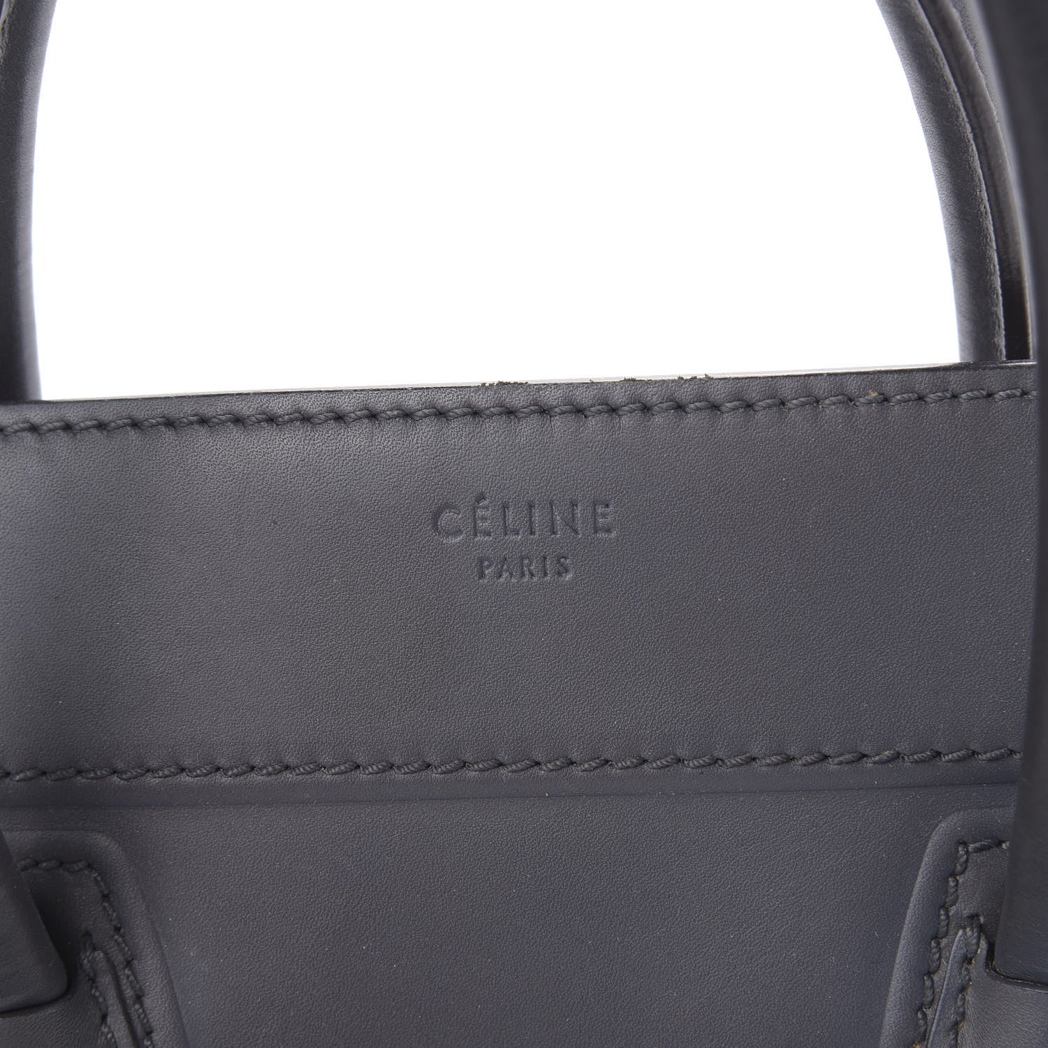 Celine Smooth Calfskin Medium Phantom Luggage Grey 6 of 15