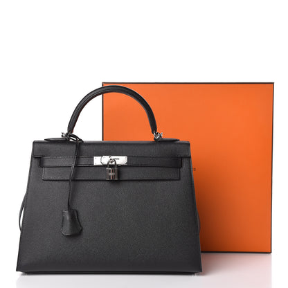Hermes Epsom Kelly Sellier 32 Black 41 of 41