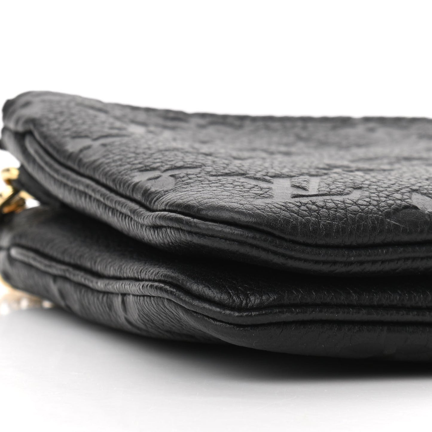 Empreinte Double Zip Pochette Black