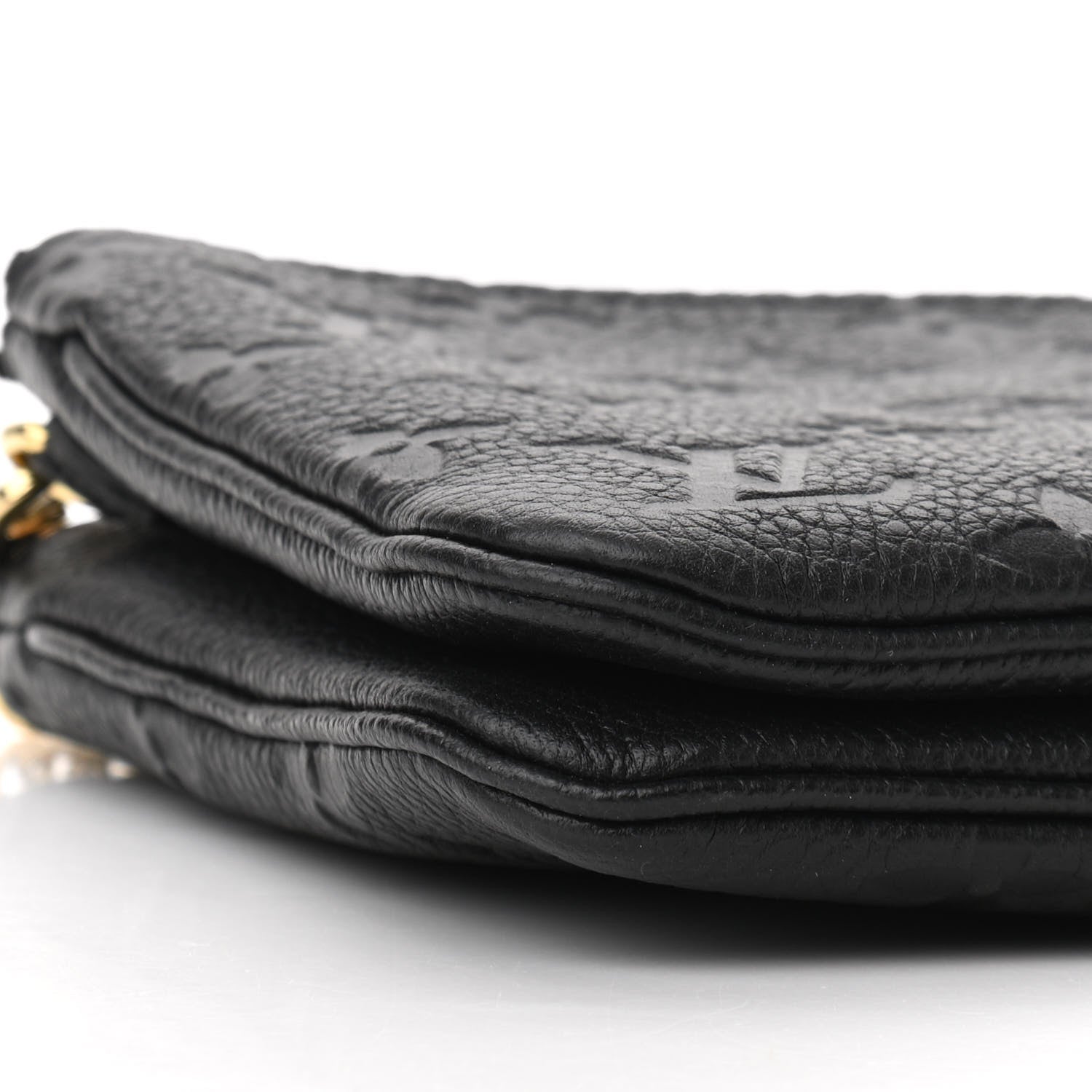 Louis Vuitton Empreinte Double Zip Pochette Black 10 of 11