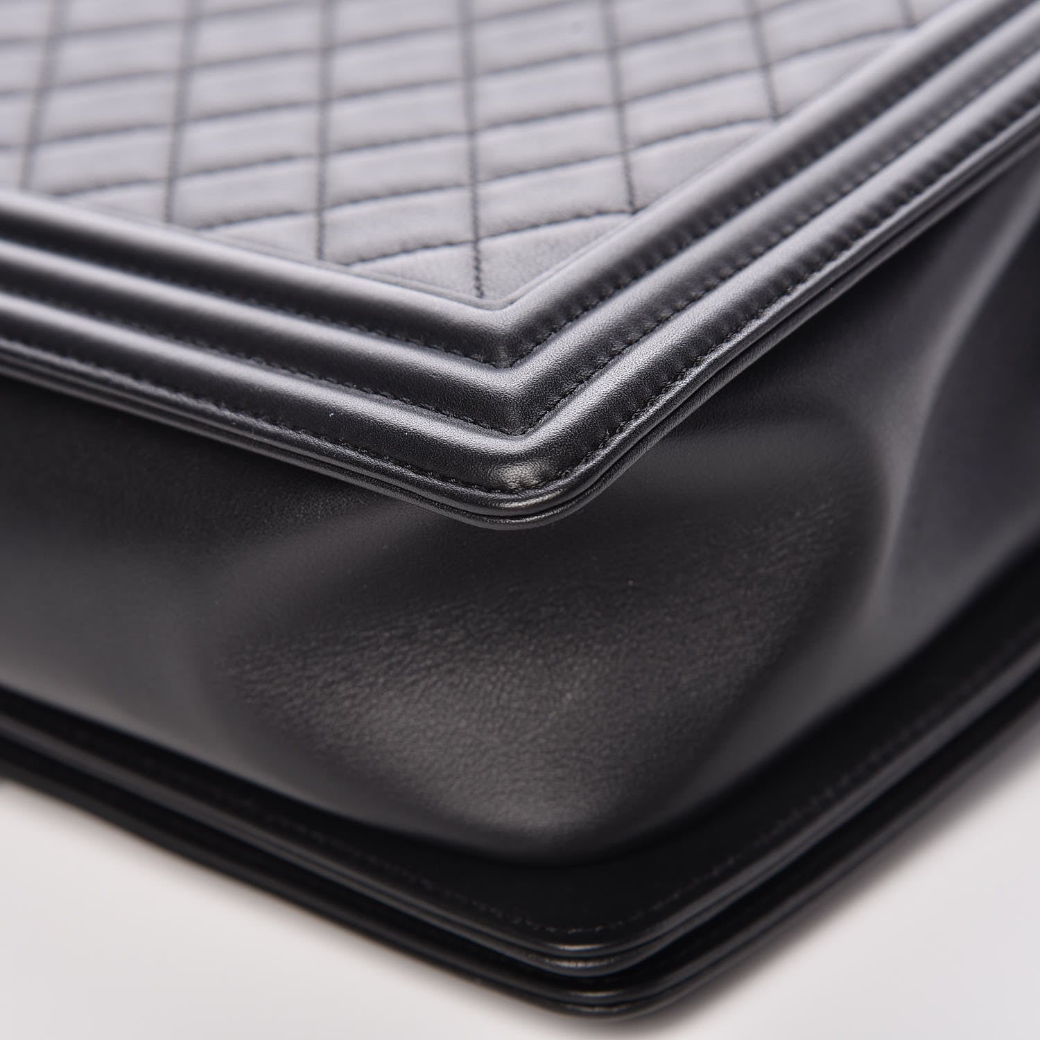 Chanel Calfskin Quilted New Medium Boy Flap So Black 10 of 13