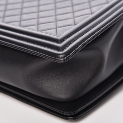 Chanel Calfskin Quilted New Medium Boy Flap So Black 10 of 13