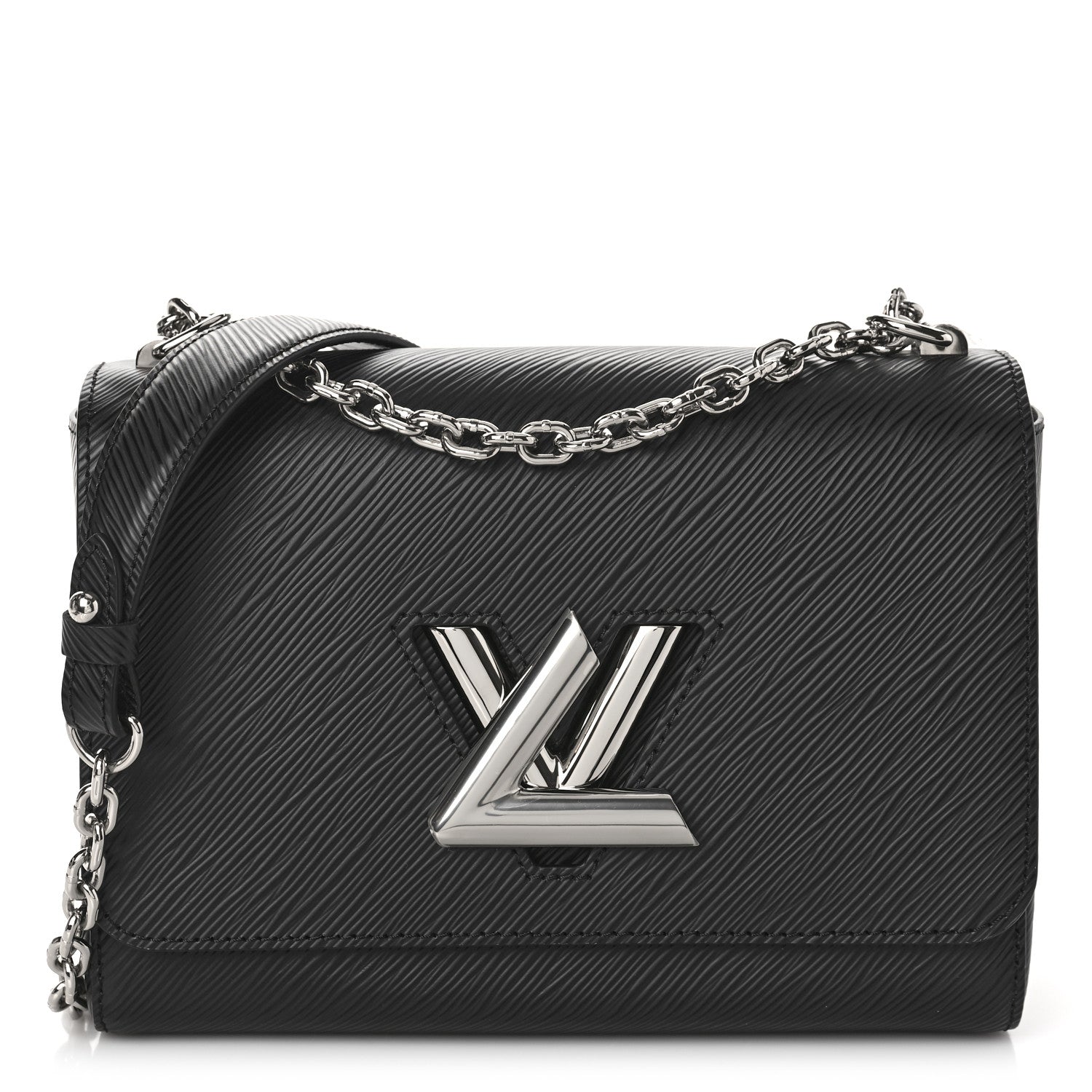 Louis Vuitton Epi Twist Shoulder Bag MM Black 3 of 9