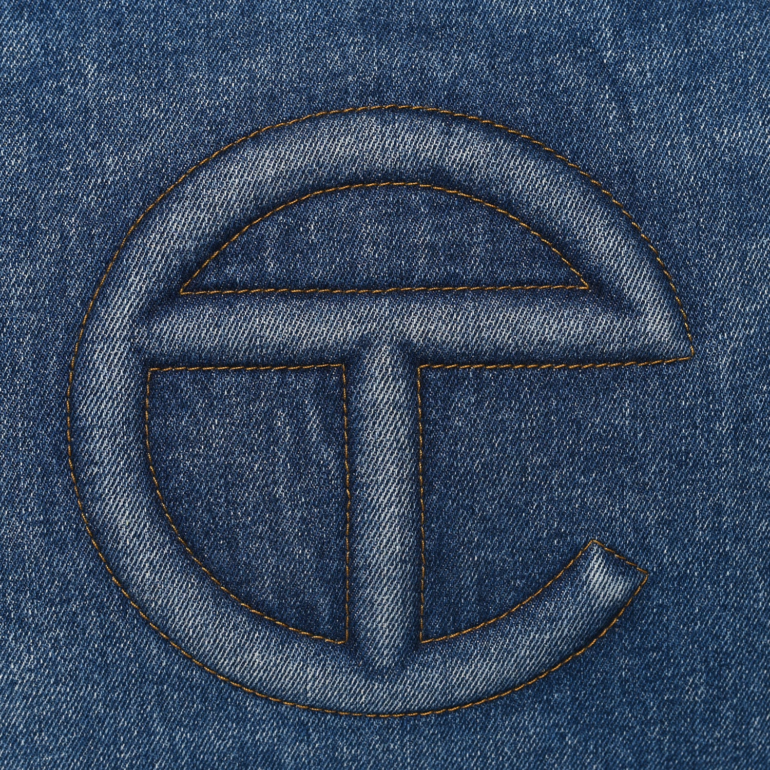 Telfar Denim Medium Shopping Bag Blue 7 of 9