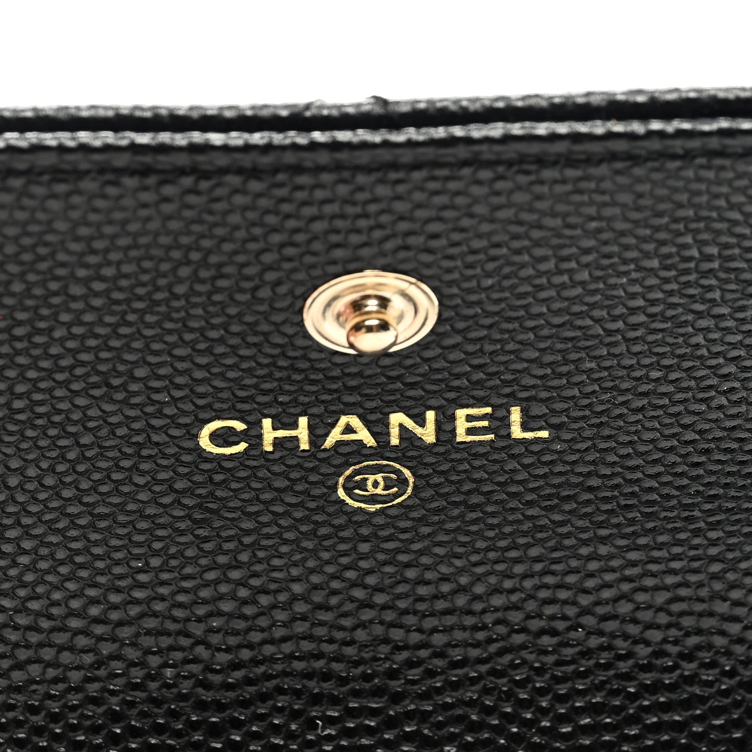 Chanel Caviar Quilted Mini Pearl On Top Coin Purse With Chain Black 6 of 9