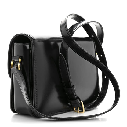 Celine Shiny Calfskin Teen Triomphe Black 3 of 12