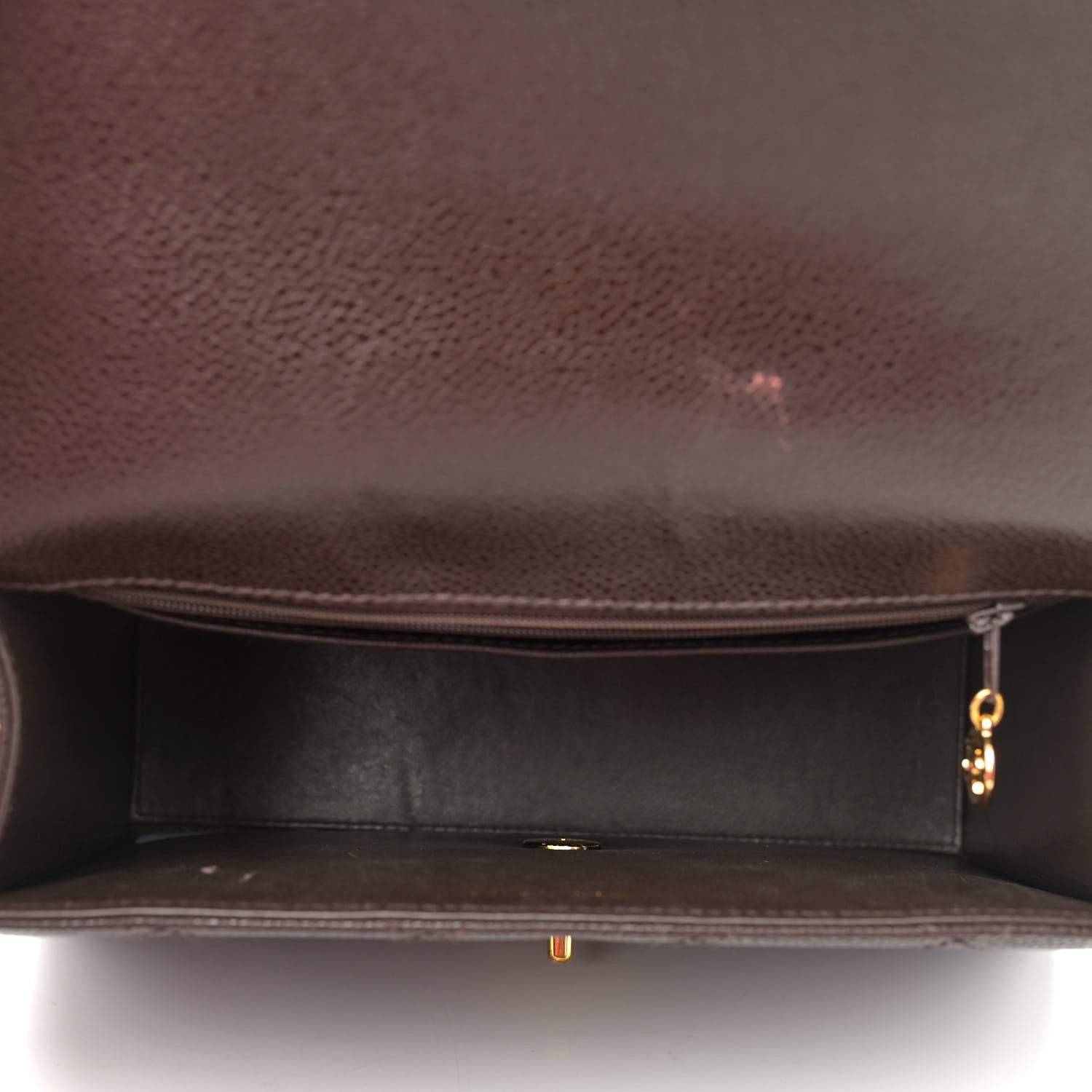 Chanel Caviar Flap Shoulder Bag Brown 5 of 15