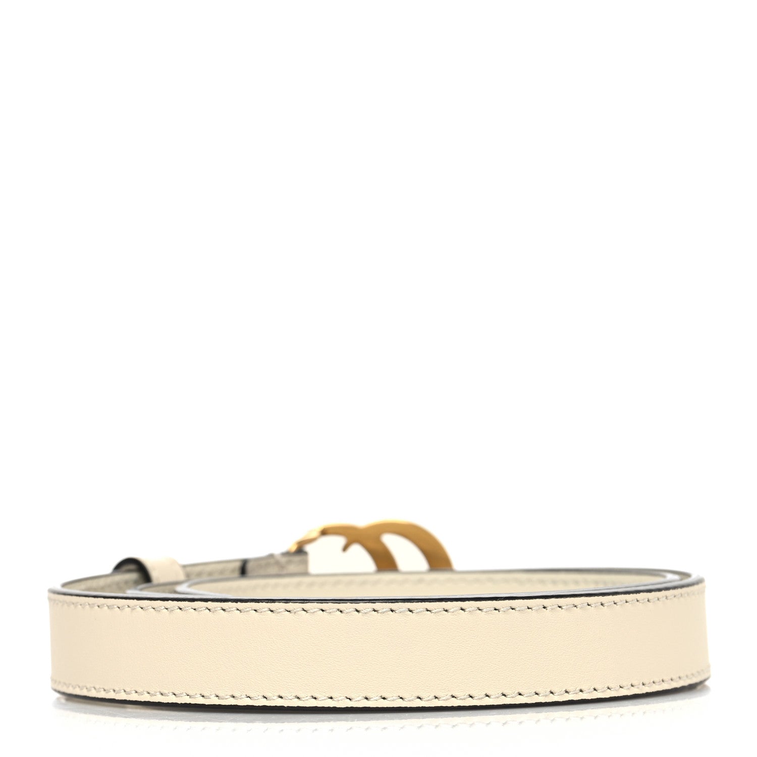 Gucci Calfskin Double G 20mm Belt 70 28 Mystic White 2 of 5