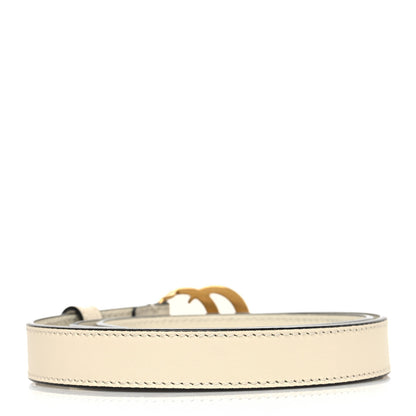 Gucci Calfskin Double G 20mm Belt 70 28 Mystic White 2 of 5