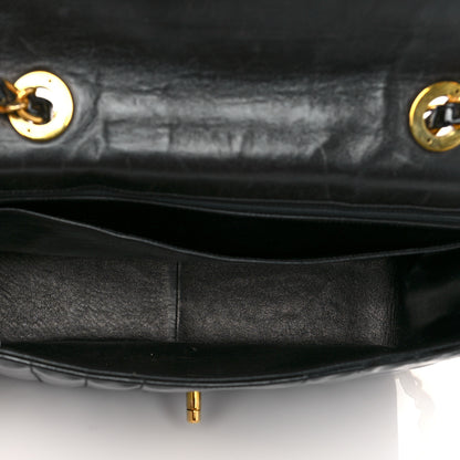 Chanel Patent Vertical Quilted Jumbo Single Flap Black 5 of 13