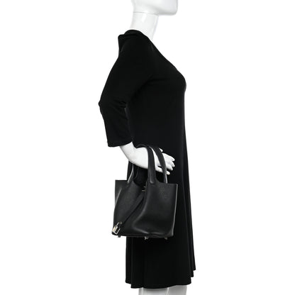Hermes Taurillon Clemence Picotin Lock 18 PM Black 2 of 9