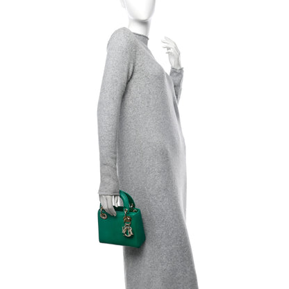 Christian Dior Lizard Mini Lady Dior Green 2 of 10