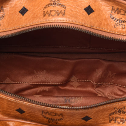 MCM Visetos Satchel Cognac 5 of 12