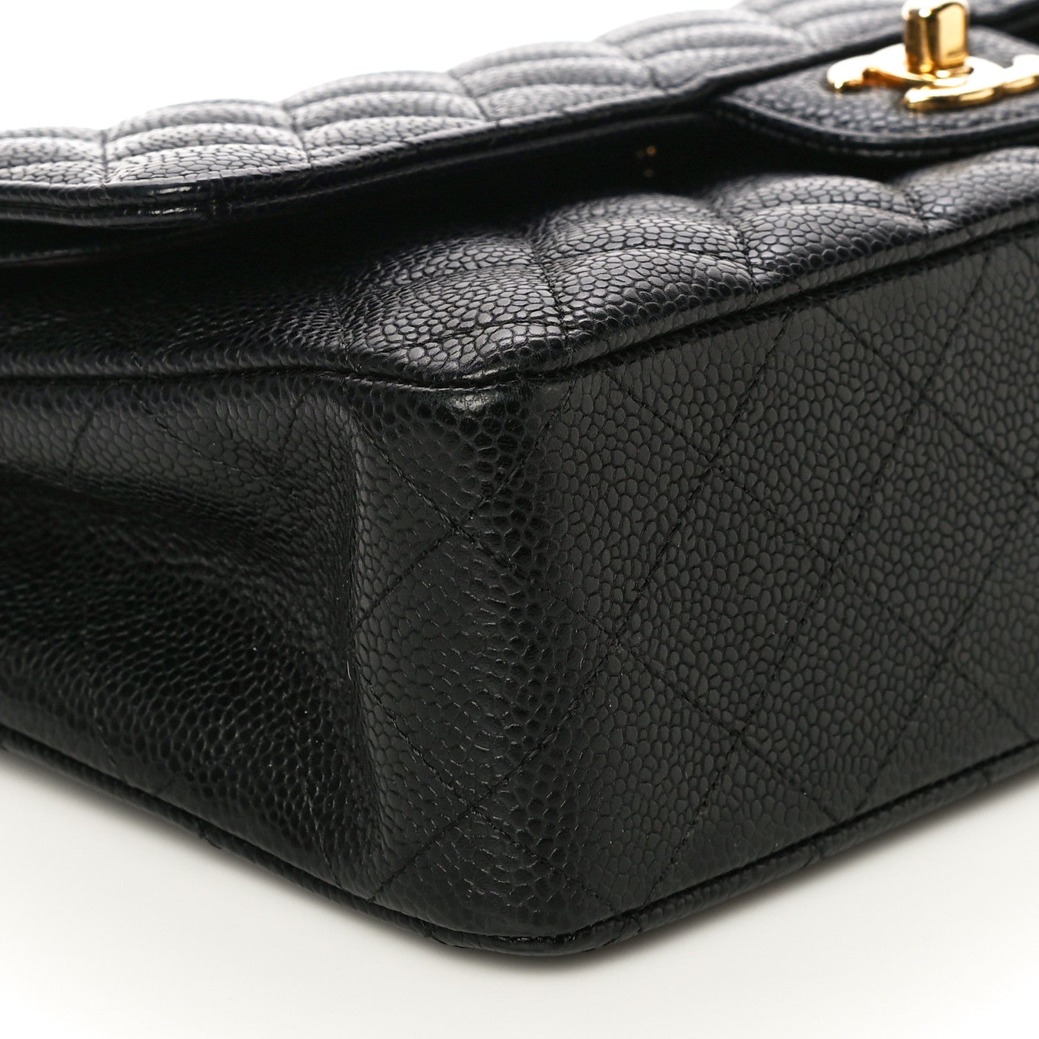 Chanel Caviar Quilted Medium Double Flap Black 9 of 11