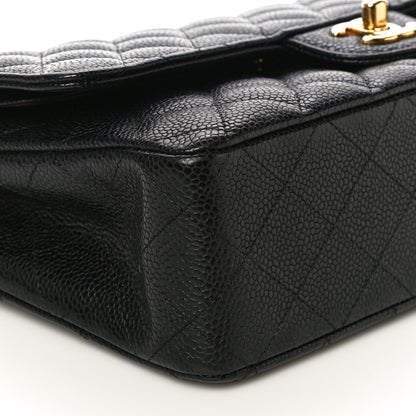 Chanel Caviar Quilted Medium Double Flap Black 9 of 11