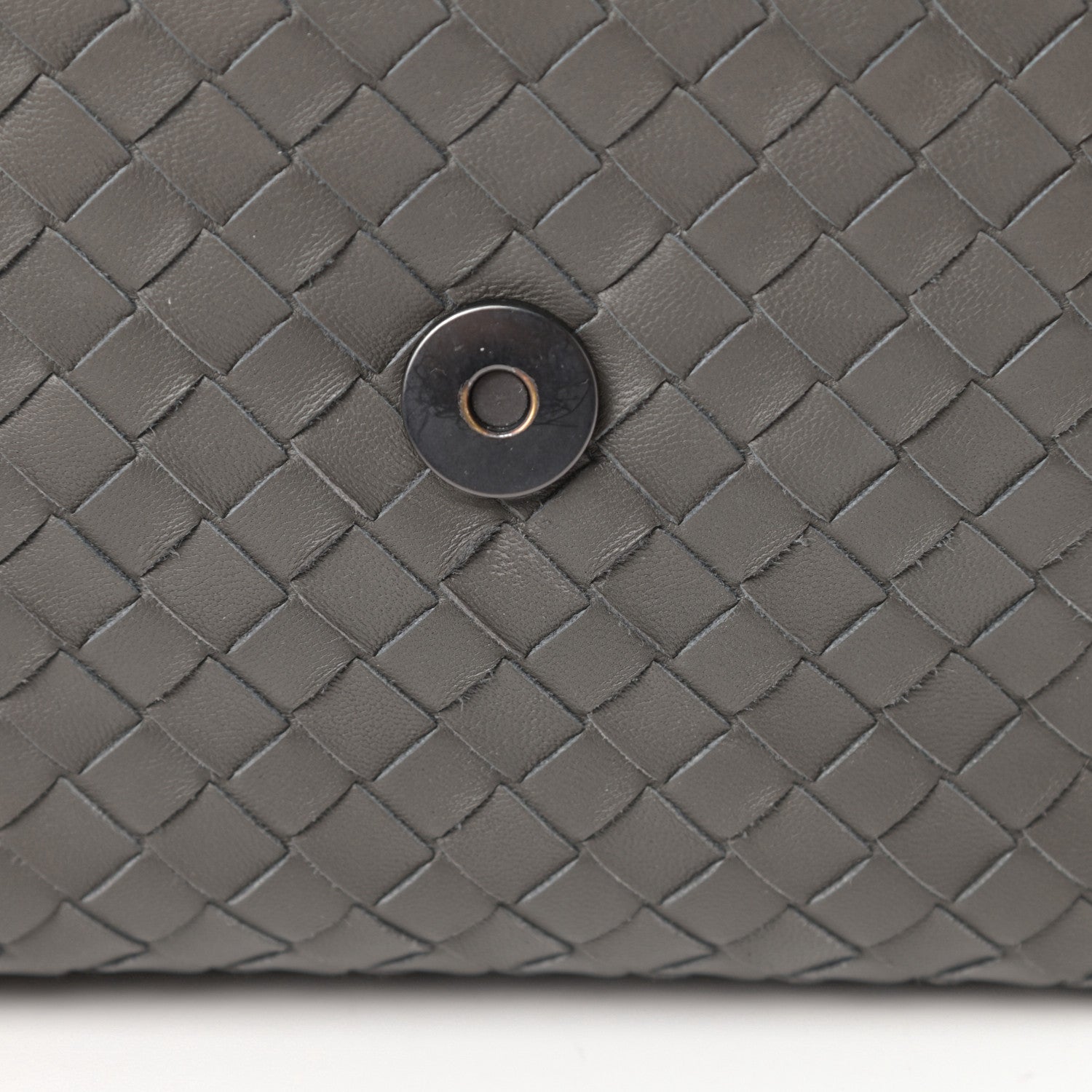 Bottega Veneta Nappa Intrecciato Baby Olimpia Shoulder Bag Steel 11 of 13