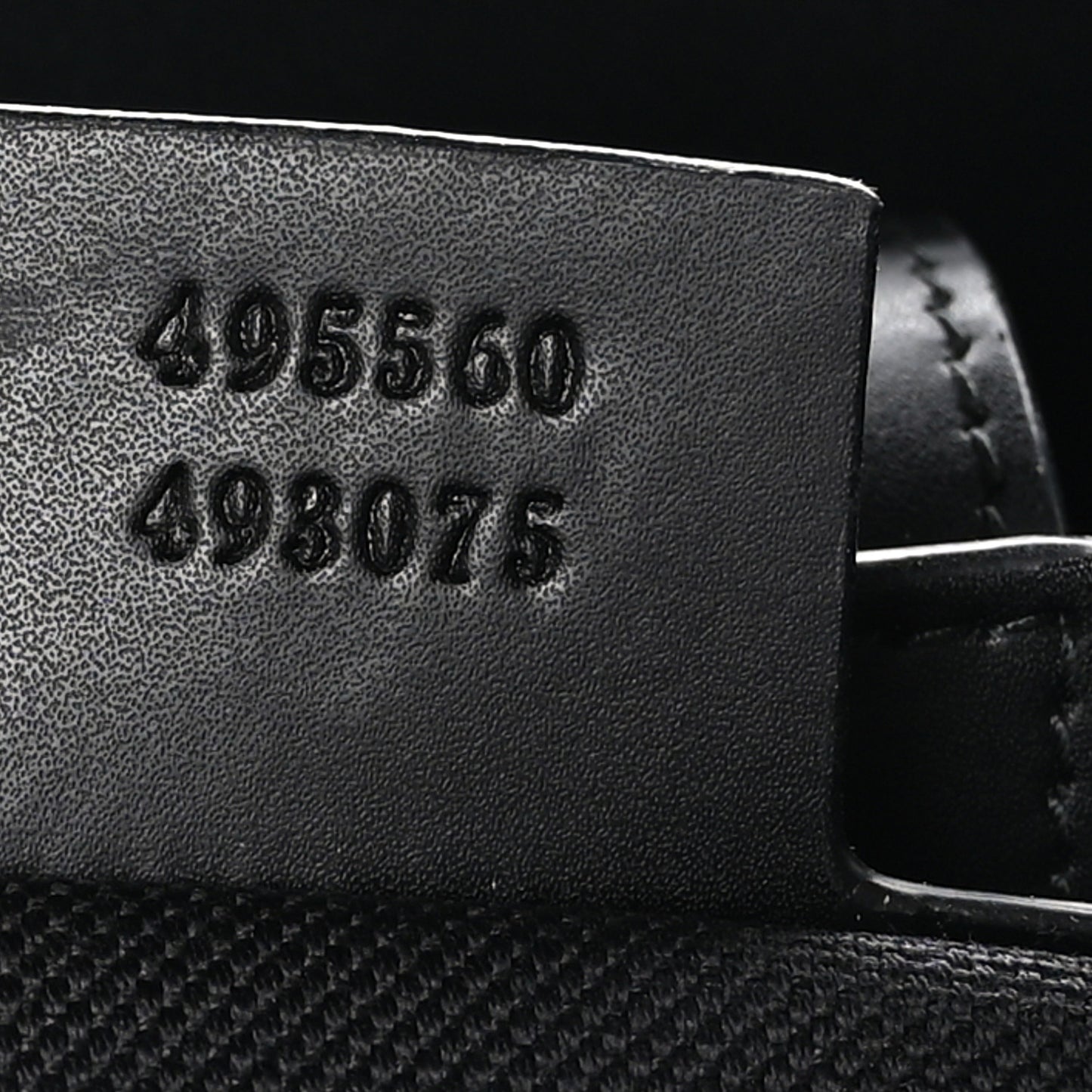 GG Supreme Monogram Web Tote Black Grey