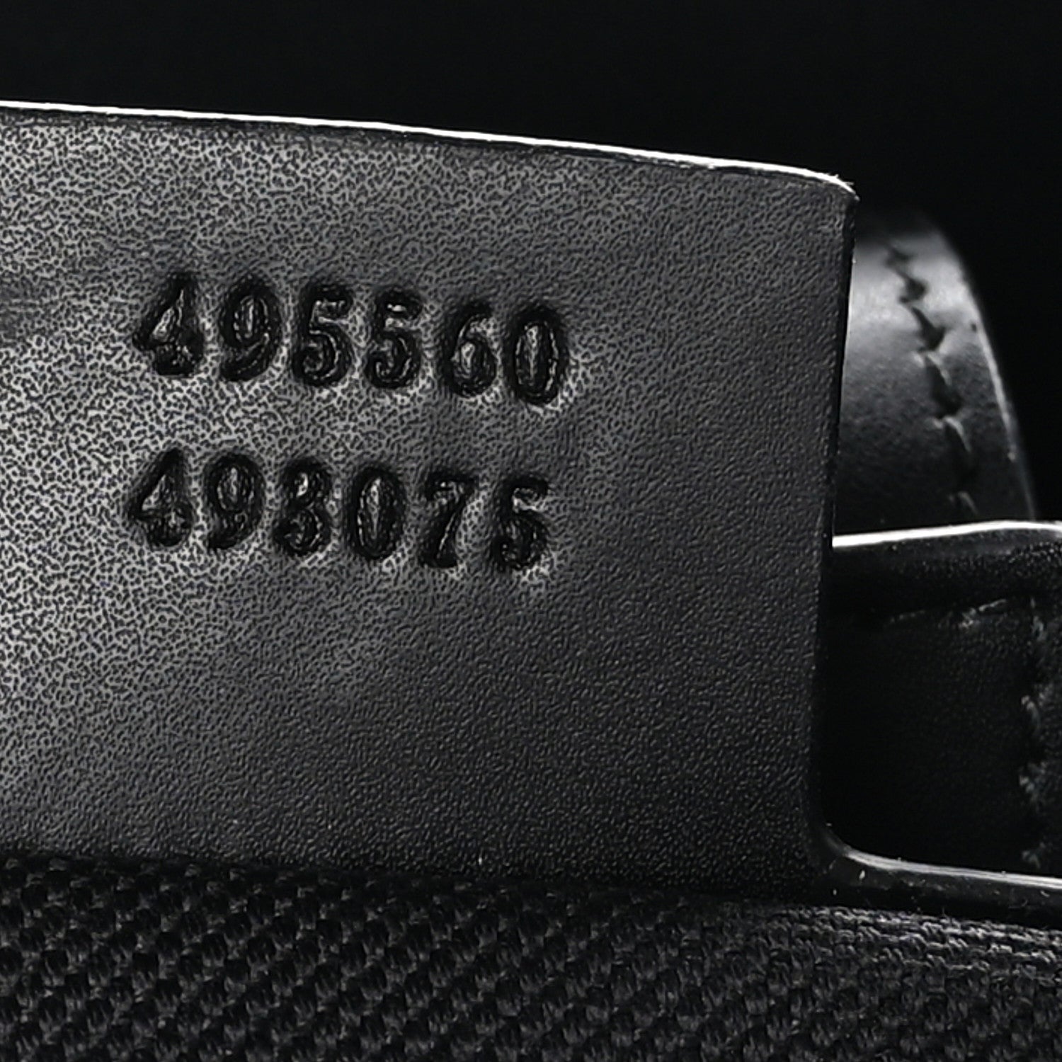 Gucci GG Supreme Monogram Web Tote Black Grey 7 of 9