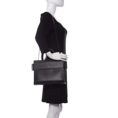 Givenchy Smooth Calfskin Small Horizon Satchel Black 2 of 15