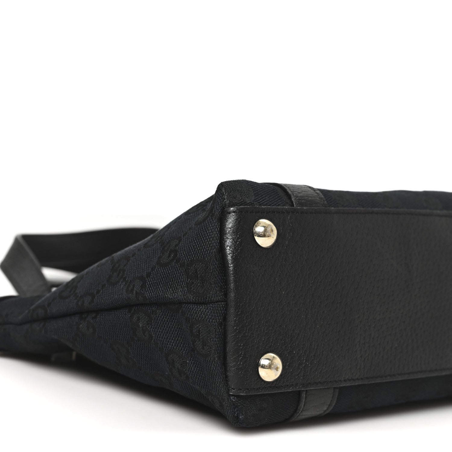 Gucci Monogram Small Abbey Tote Black 9 of 10