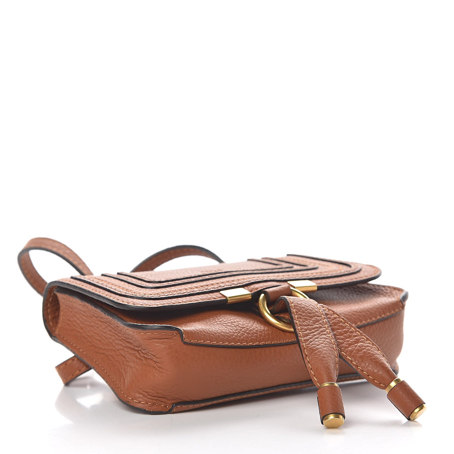 Calfskin Marcie Belt Bag Tan