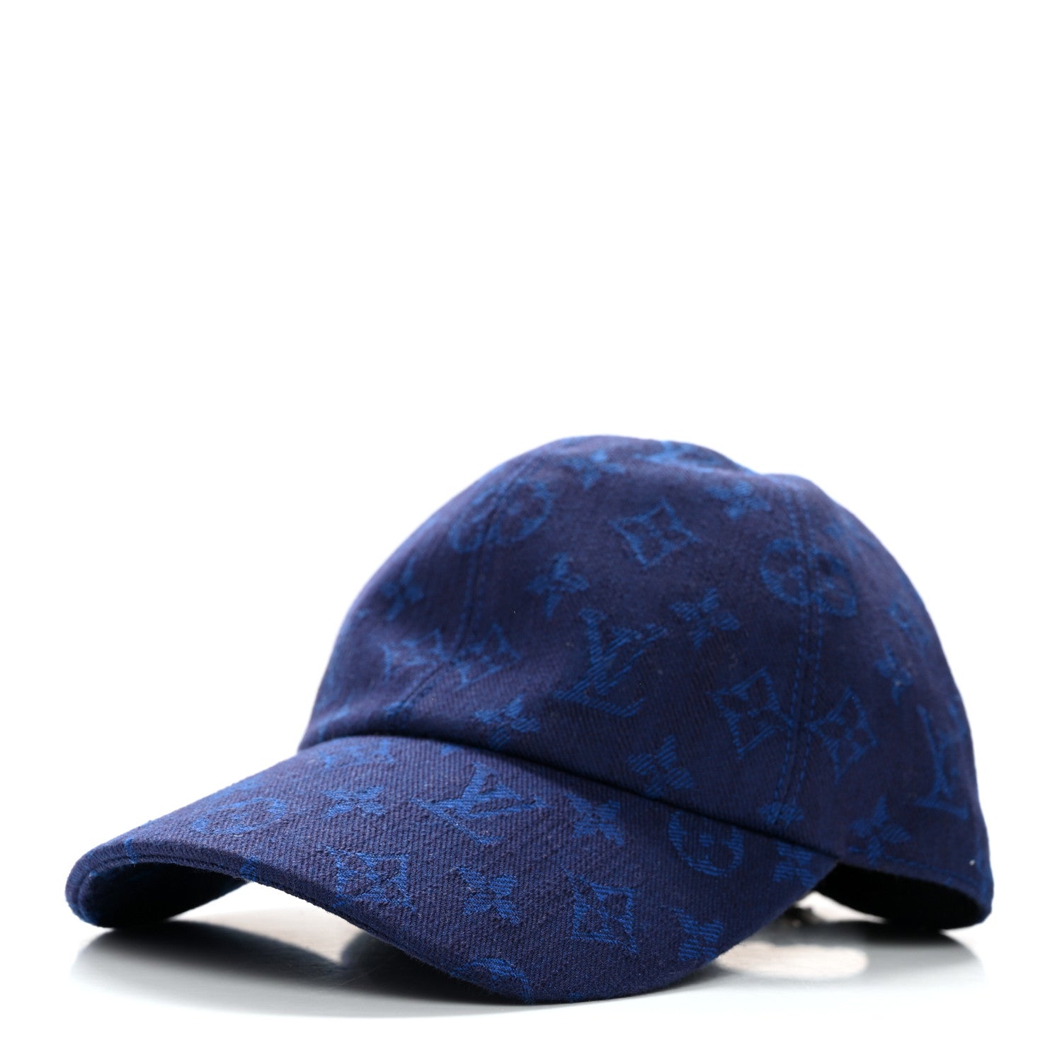 Louis Vuitton Monogram Jacquard Cap M Blue 1 of 10