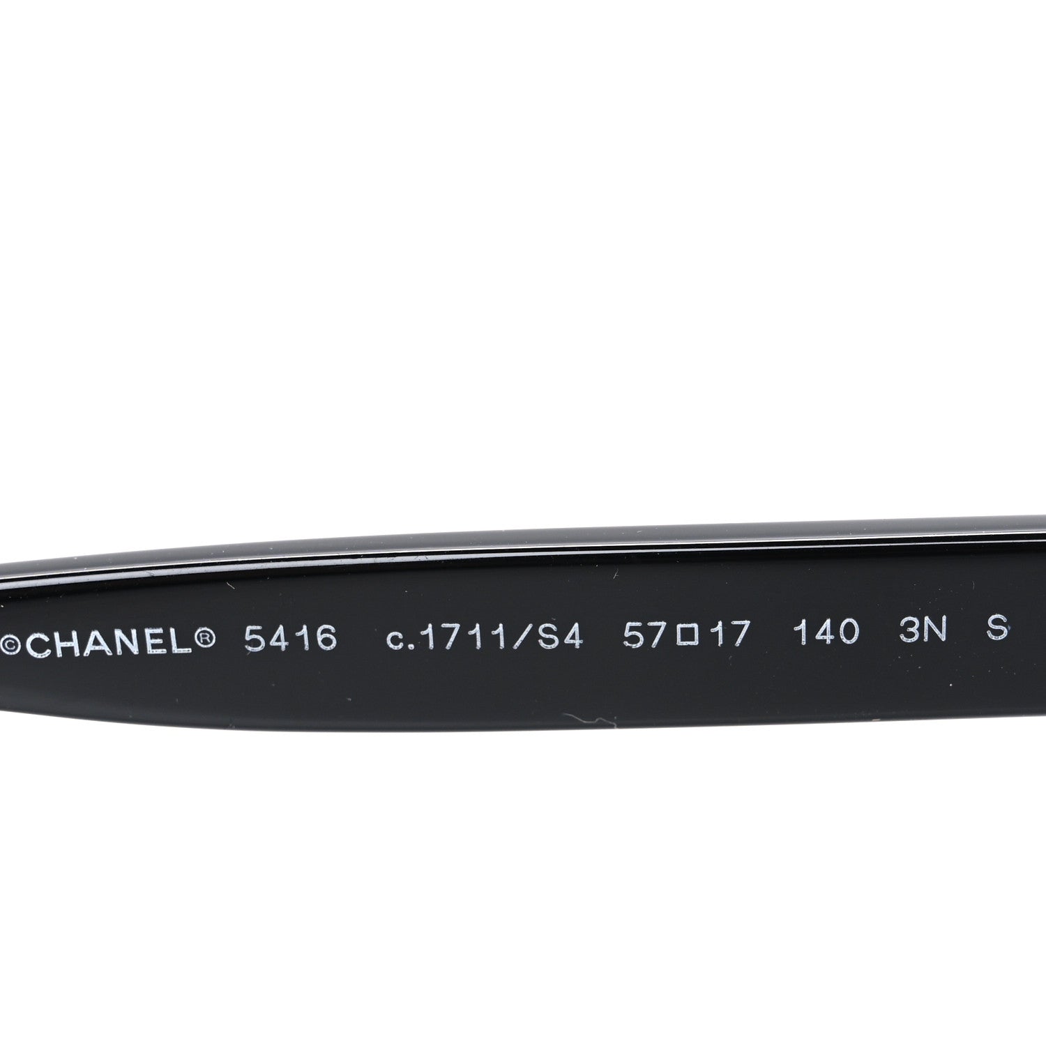 Chanel Acetate Oval Sunglasses 5416 Black Pink 6 of 7