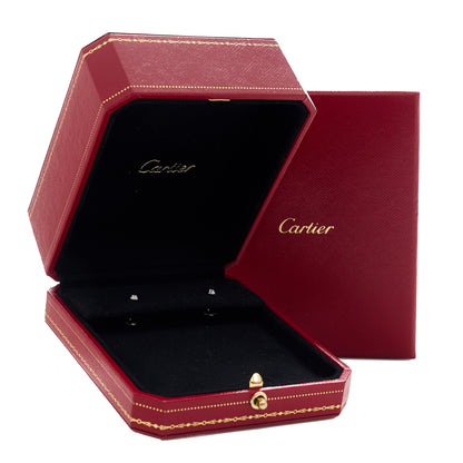 Cartier 18K White Gold Diamond XS D'Amour Earrings 5 of 5