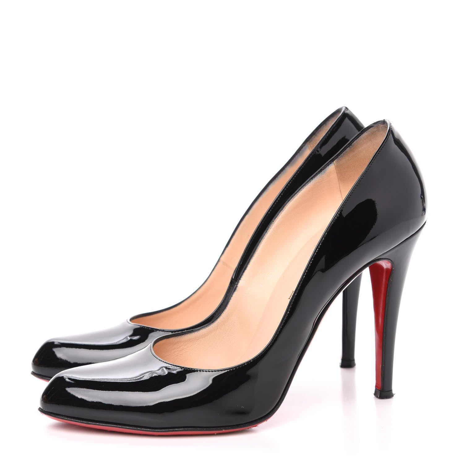 Christian Louboutin Patent Decollete 868 100 Pumps 40 Black 3 of 9