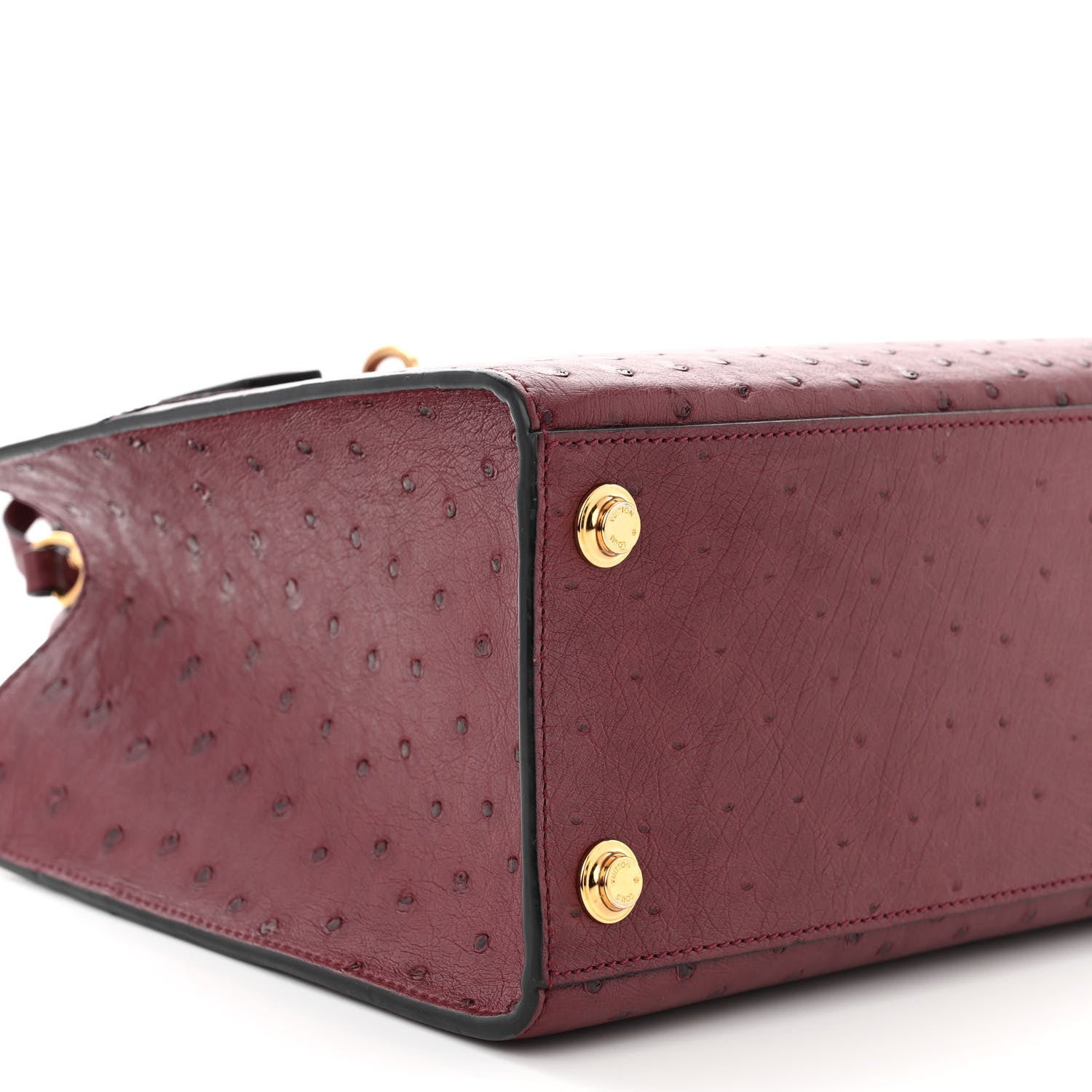 Louis Vuitton Ostrich City Steamer PM Prune 8 of 9